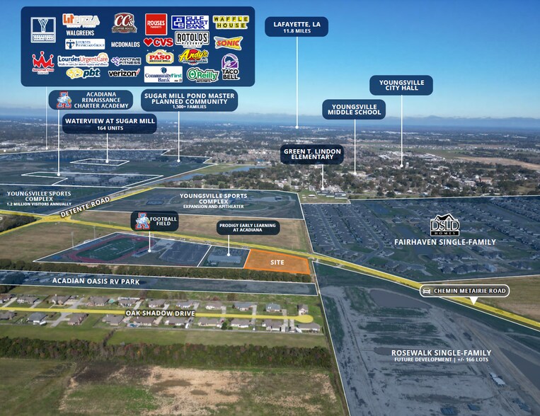 More Photos Of 2540 Chemin Metairie Parkway, Youngsville Land For Sale