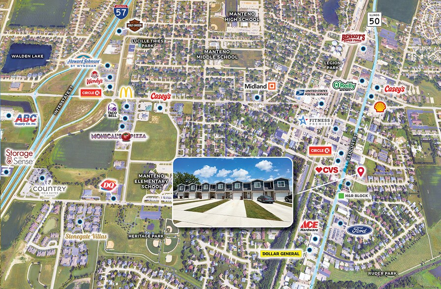 More Photos Of 91 E Adams St, Manteno Multifamily For Sale