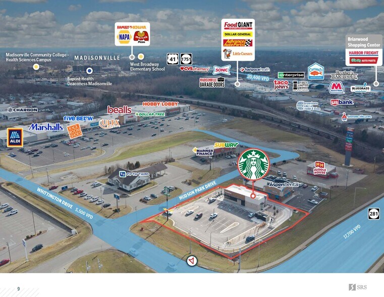 Primary Photo Of 456 Hudson Park Dr, Madisonville Fast Food For Sale