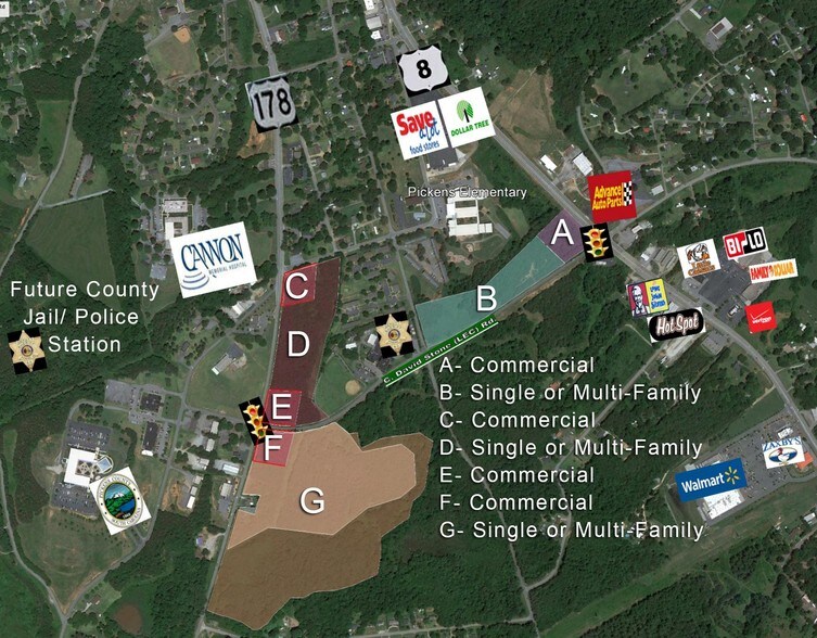 Primary Photo Of 00 C David Stone Rd, Pickens Land For Sale