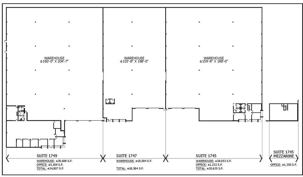 More Photos Of 1745-1749 Chapin Rd, Montebello Manufacturing For Lease