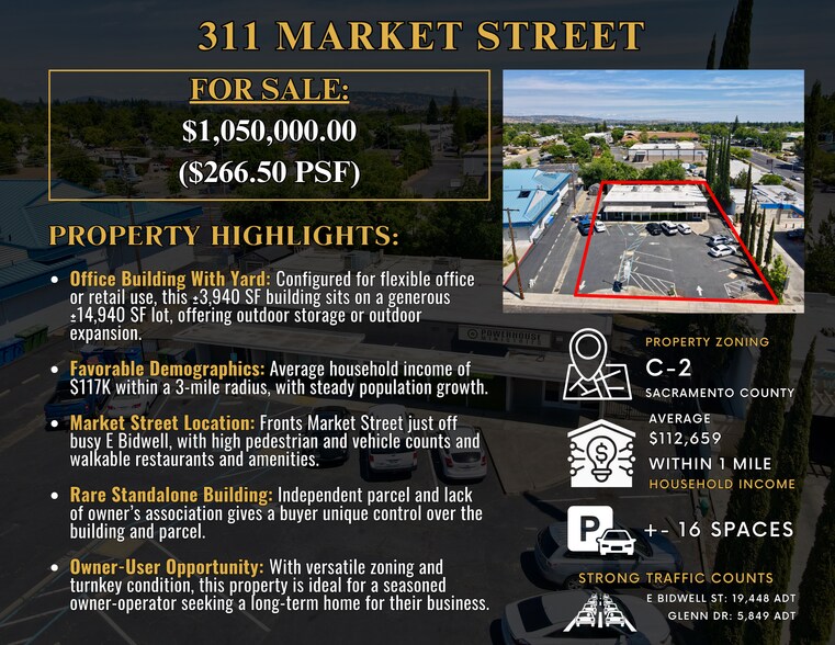 More Photos Of 311 Market St, Folsom Office For Sale