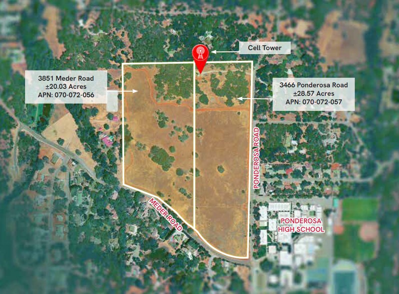 Primary Photo Of 3466 Ponderosa Rd, Shingle Springs Land For Sale
