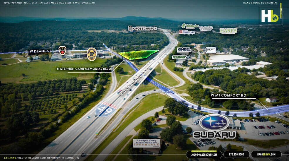 More Photos Of 1909 N Stephen Carr Memorial Blvd, Fayetteville Land For Sale