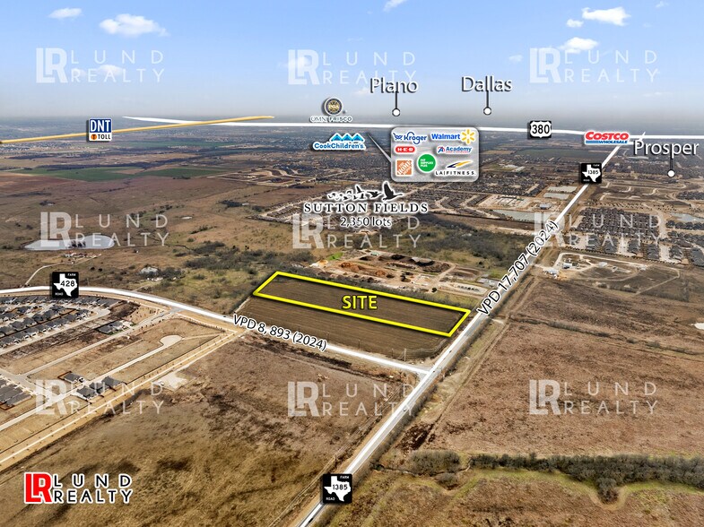 More Photos Of 9.485 Ac Corner FM-1385 & FM-428, Celina Land For Sale