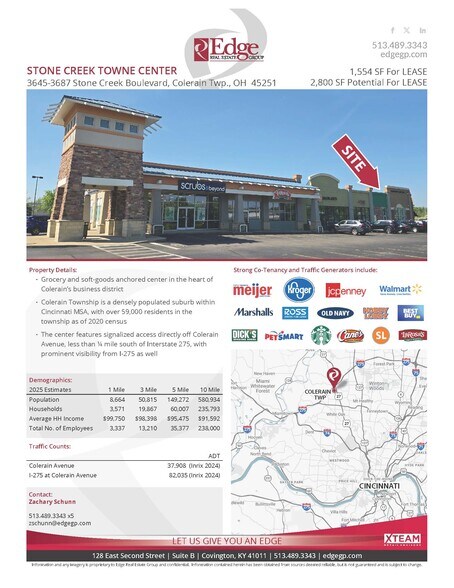More Photos Of 3687 Stone Creek Blvd, Cincinnati Storefront For Lease