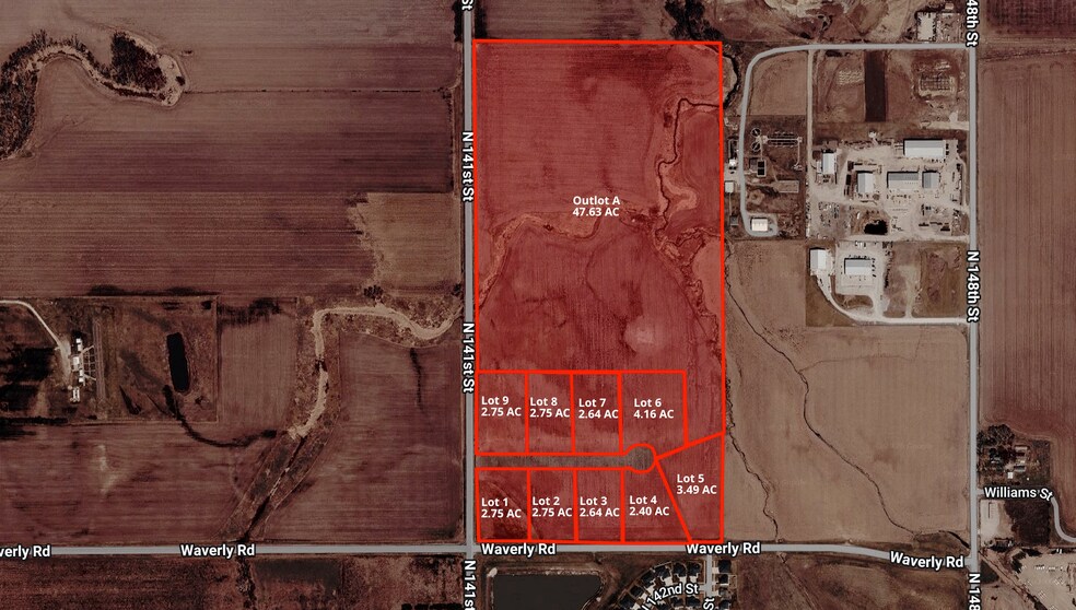 Primary Photo Of North 141st Street & Waverly Road, Waverly Land For Sale