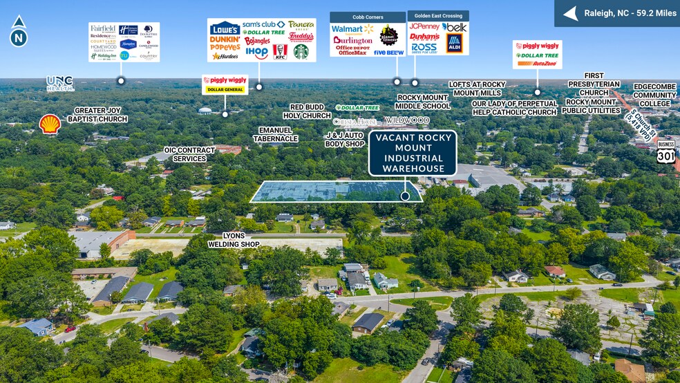 More Photos Of 320 Commerce Ct, Rocky Mount Warehouse For Sale
