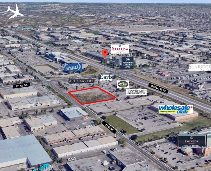 More Photos Of 3030 23rd St NE, Calgary Land For Lease