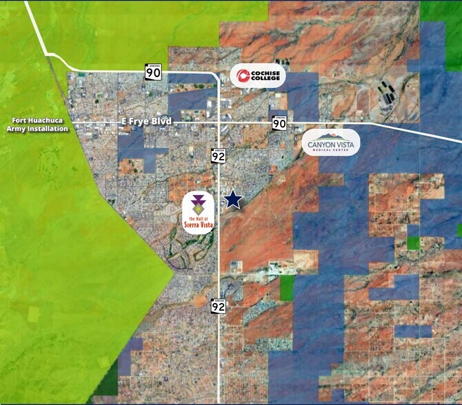 More Photos Of E/ SEC Avenida Cochise & SR 92, Sierra Vista Land For Sale