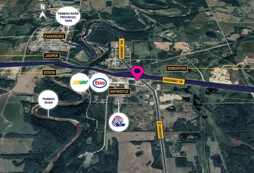 More Photos Of 4827 47 Av, Entwistle Land For Sale