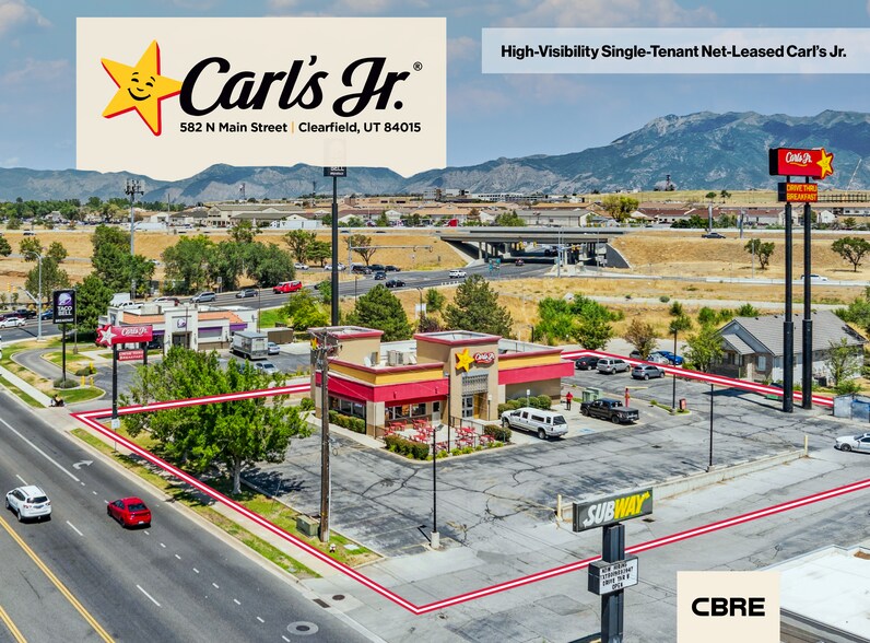Primary Photo Of 582 N Main St, Clearfield Fast Food For Sale
