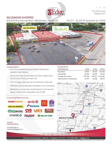 More Photos Of 655-675 N University Blvd, Middletown General Retail For Lease