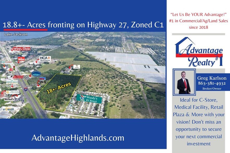 Primary Photo Of 4300 US 27 S, Sebring Land For Sale