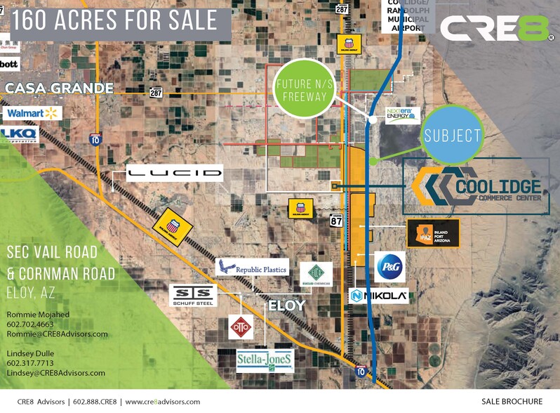 Primary Photo Of SEC Vail & Cornman, Eloy Land For Sale