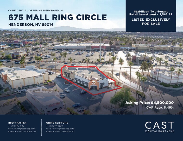 Primary Photo Of 675 Mall Ring Cir, Henderson Restaurant For Sale