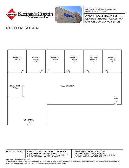 More Photos Of 3785 Brickway Blvd, Santa Rosa Office For Sale