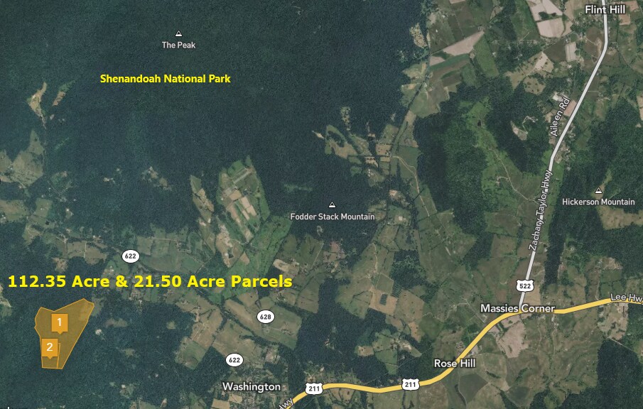 More Photos Of Near Little Washington Virginia, Washington Land For Sale