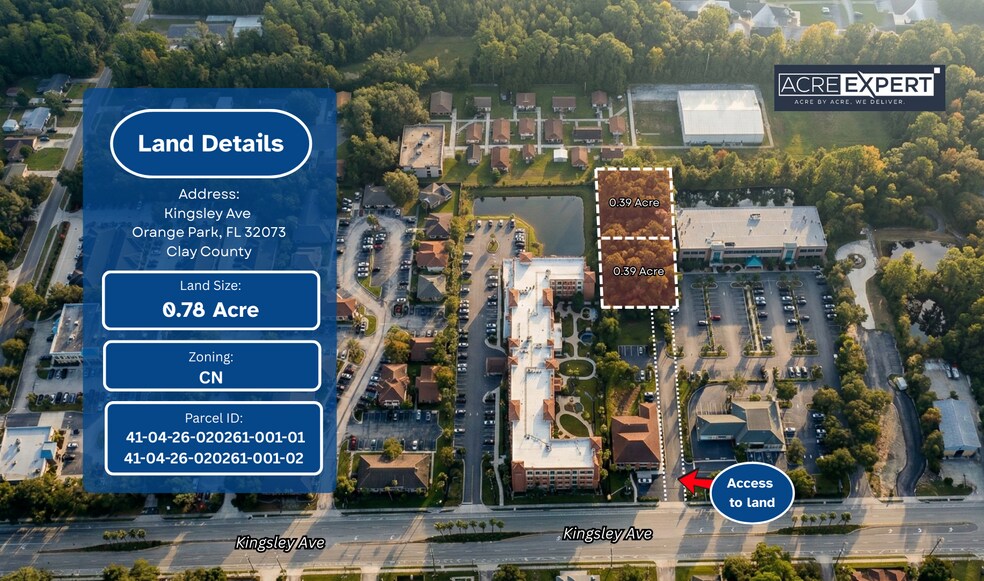Primary Photo Of 1465 Kingsley Avenue, Orange Park Land For Sale