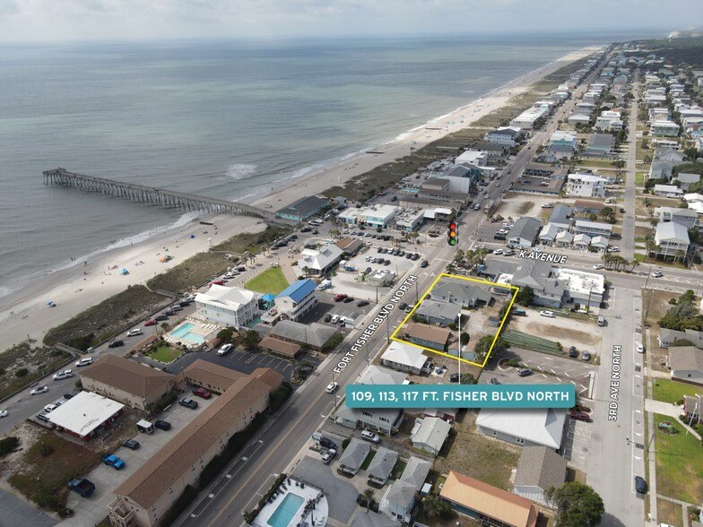 More Photos Of 109-113 117 Fort Fisher Blvd N, Kure Beach, Kure Beach Land For Sale