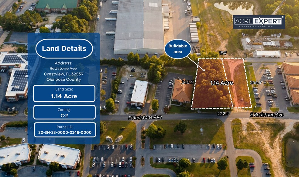 Primary Photo Of Redstone Avenue, Crestview Land For Sale