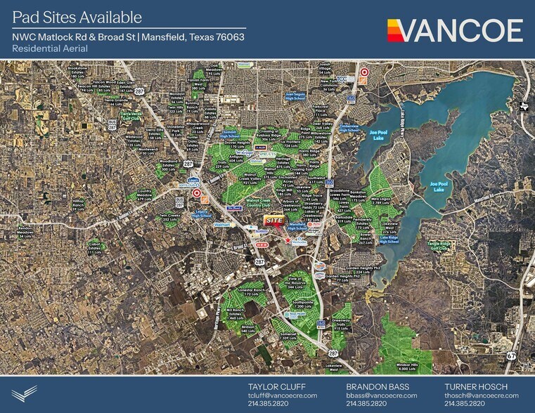 More Photos Of NWC of Matlock Rd & Broad St, Mansfield Land For Lease