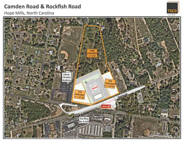 More Photos Of Camden Road & Rockfish Road, Hope Mills Land For Lease