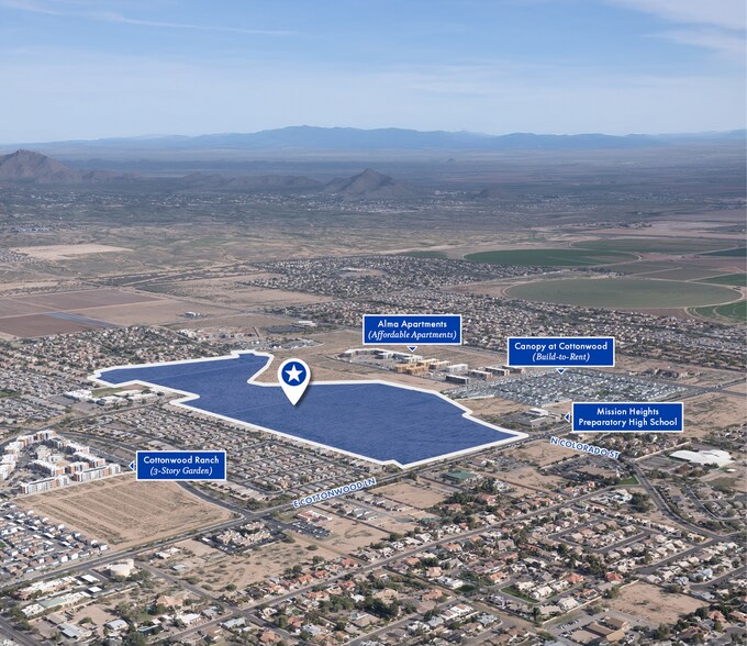 Primary Photo Of NWC of N. Colorado St & E. Cottonwood Ln ln, Casa Grande Land For Sale
