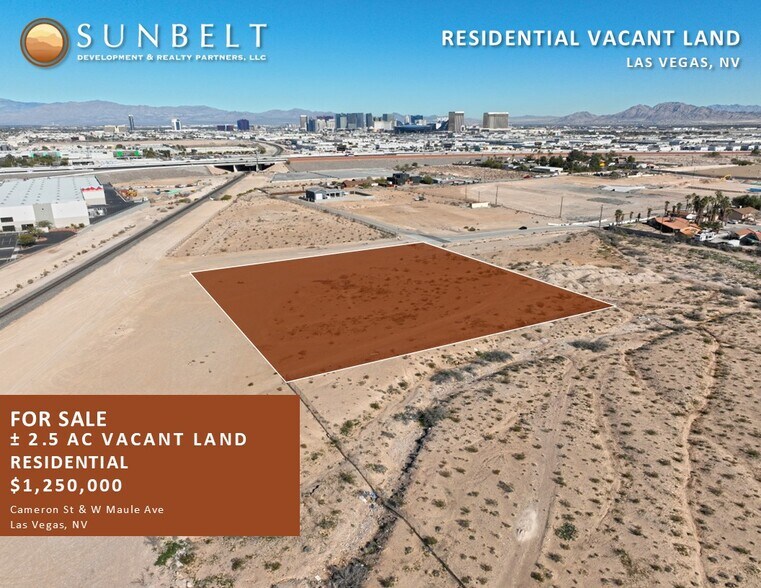 Primary Photo Of W Maule Ave @ Cameron, Las Vegas Land For Sale