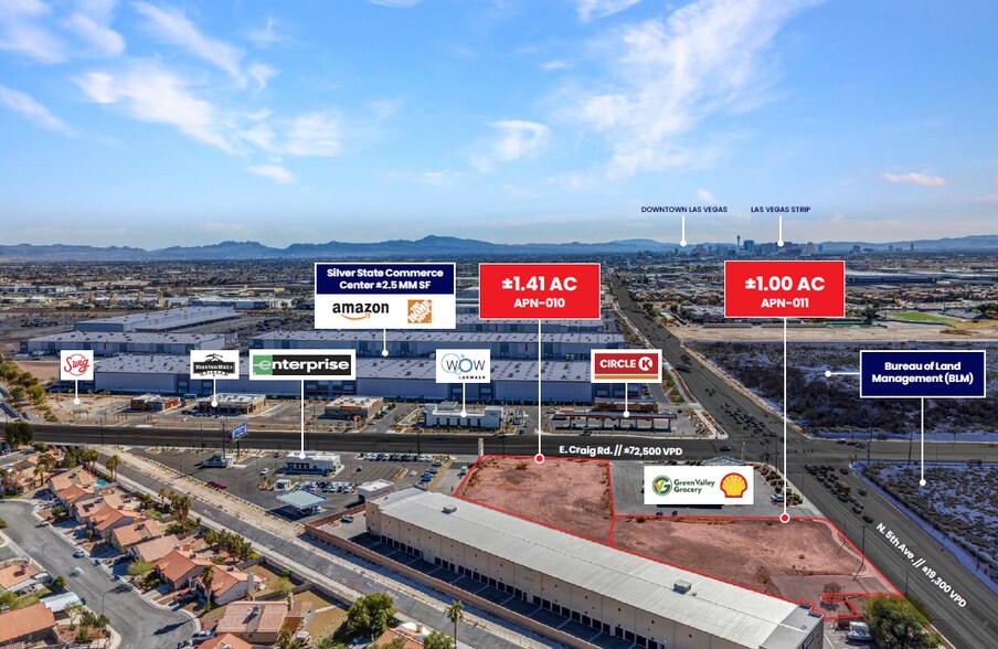 More Photos Of NEC Craig & 5th St, North Las Vegas Land For Sale