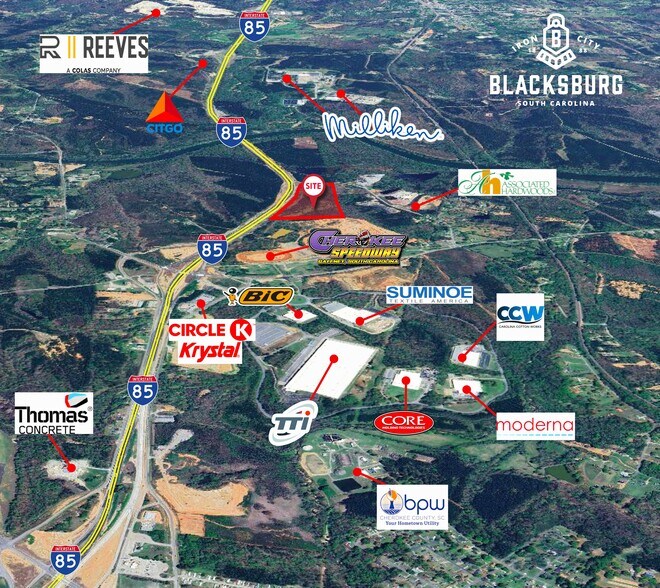 More Photos Of I-85 & Wind Hill Rd, Gaffney Land For Sale