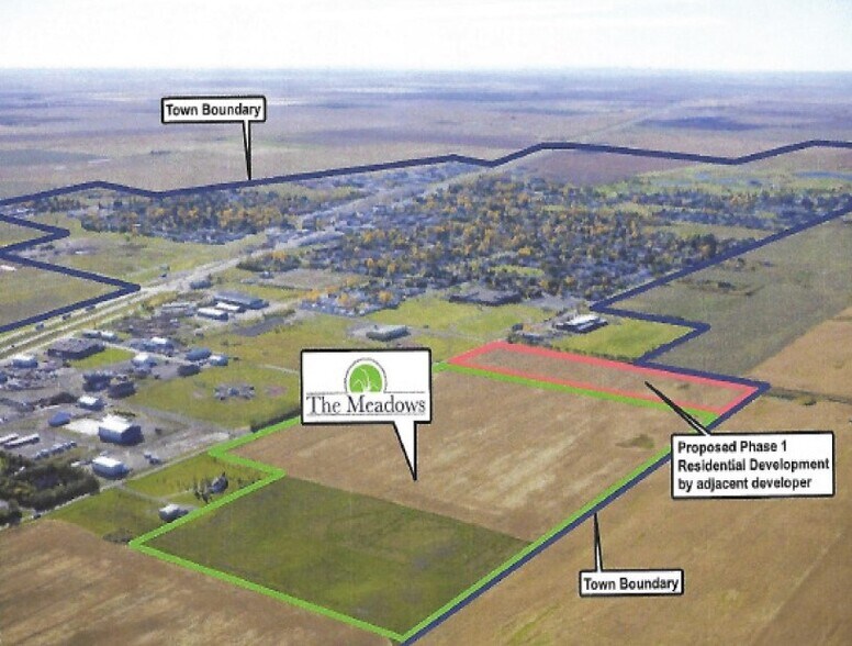 Primary Photo Of 520 8 Street West St, Claresholm Land For Sale