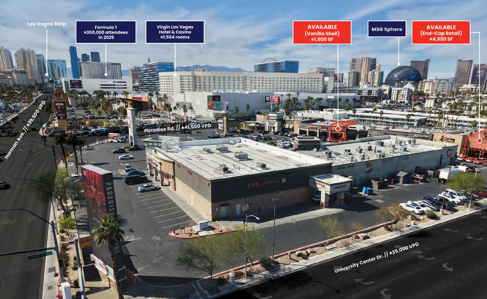 More Photos Of 4480 Paradise Rd, Las Vegas Storefront For Lease