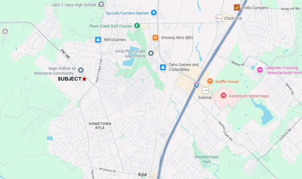 More Photos Of SEC FM 150 & Green Dragon Way, Kyle Land For Sale