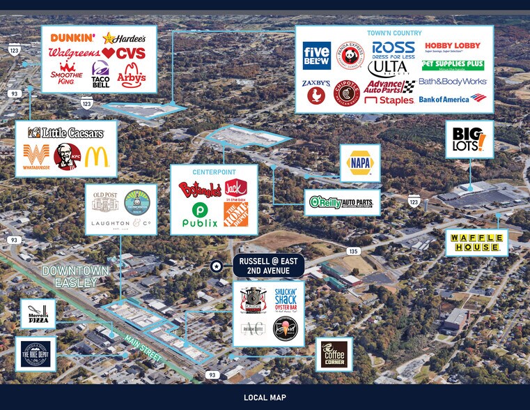 Primary Photo Of 127 E 2nd Ave, Easley Land For Sale