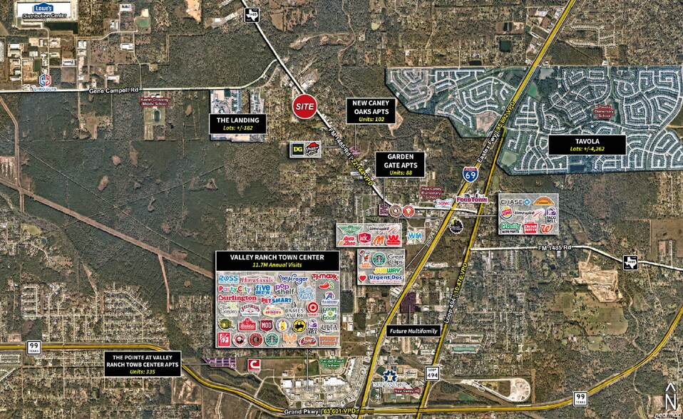 More Photos Of NWC FM 1485 & Pinebrook dr, New Caney Land For Sale