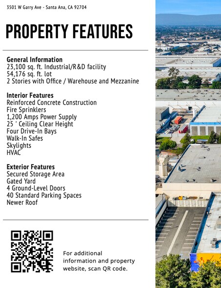More Photos Of 3501 W Garry Ave, Santa Ana Warehouse For Lease