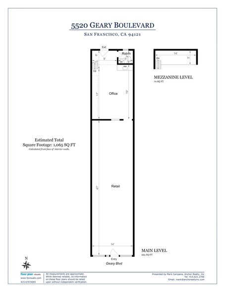 More Photos Of 5520-5526 Geary Blvd, San Francisco Storefront For Lease