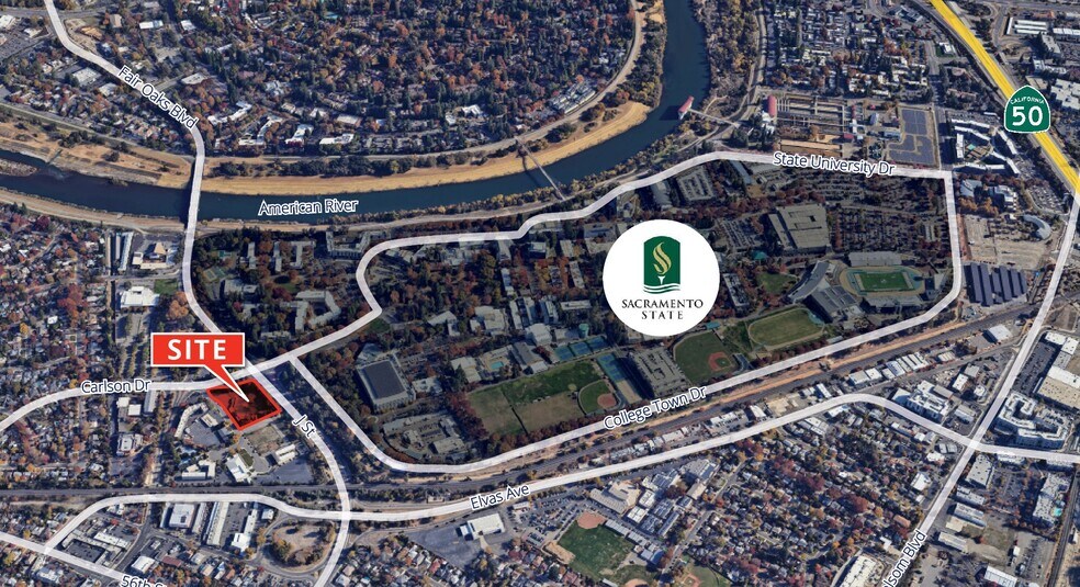 Primary Photo Of J St @ Carlson Dr, Sacramento Land For Sale