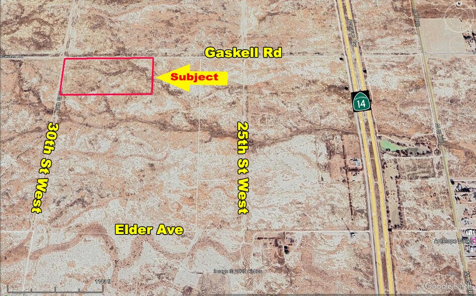 Primary Photo Of 30th St. West St @ Gaskell Road, Rosamond Land For Sale