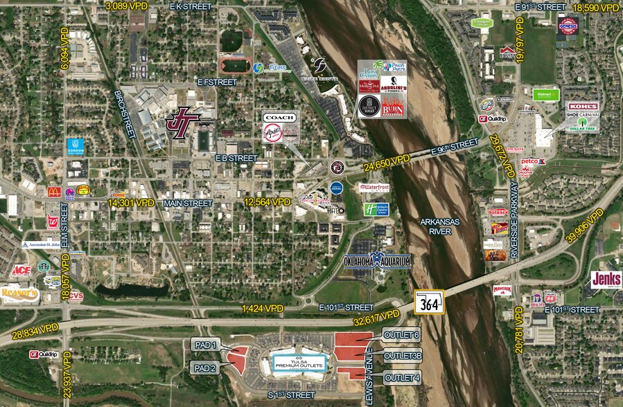 Primary Photo Of 801 E Outlet Dr, Jenks Land For Sale