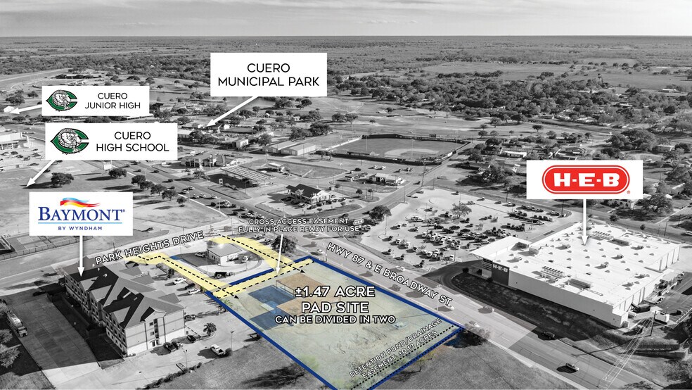 More Photos Of E Broadway St @ Park heights dr., Cuero Land For Sale