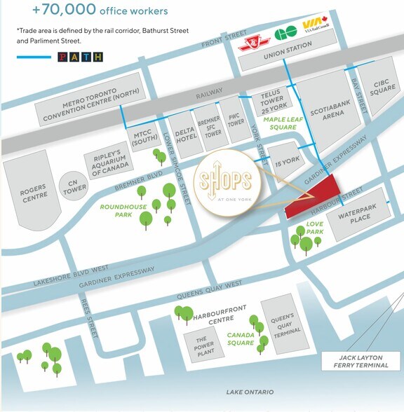 More Photos Of 1 York St, Toronto Storefront For Lease