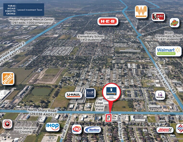 More Photos Of 512 N Shary Rd, Mission Fast Food For Sale