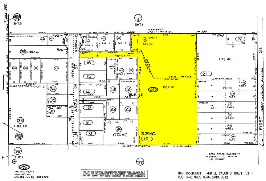 More Photos Of 1161 N Anza St, El Cajon Land For Sale