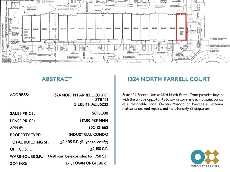 More Photos Of 1324 N Farrell Ct, Gilbert Warehouse For Sale