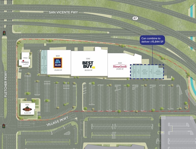 More Photos Of 415-761 Parkway Plaza, El Cajon Unknown For Lease