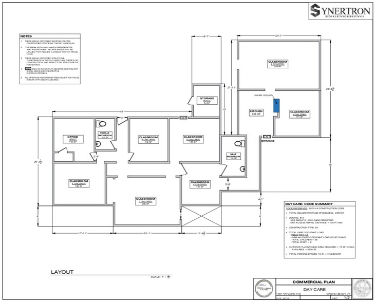 More Photos Of 1801 Hayward Ave, Chesapeake Daycare Center For Sale