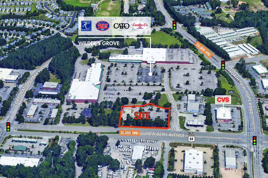 Primary Photo Of 4201-4209 New Bern Ave, Raleigh General Retail For Lease