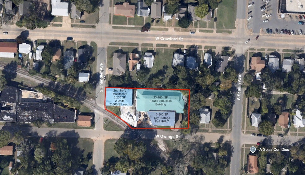 Primary Photo Of 308 S Chandler Ave, Denison Industrial For Sale